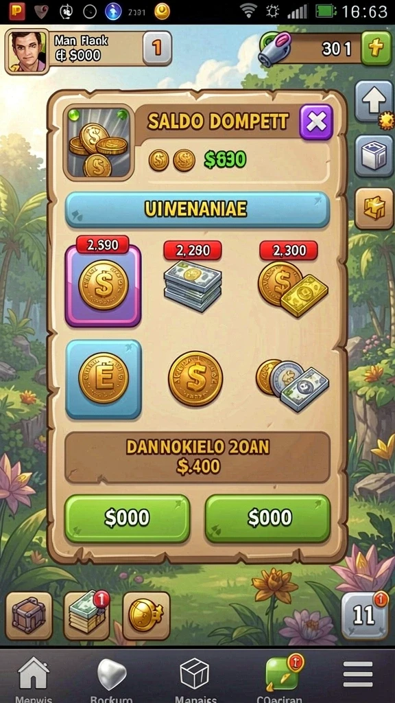 Tangkapan layar menampilkan fitur multiplayer saat bermain bersama teman.