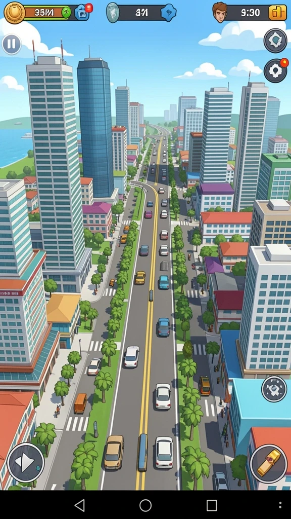 Tangkapan layar menunjukkan gameplay yang seru di level menengah.