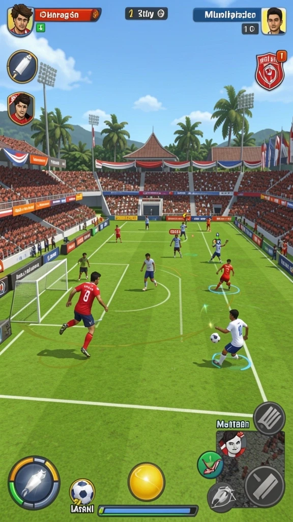 Menampilkan grafis menawan dari level pertama.