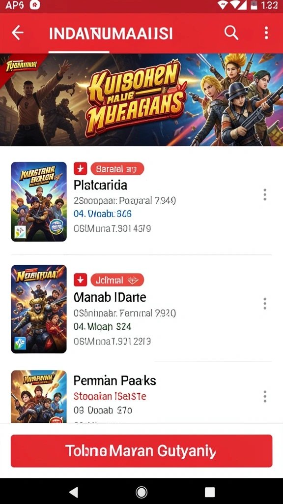 Tampilan karakter yang bisa disesuaikan.