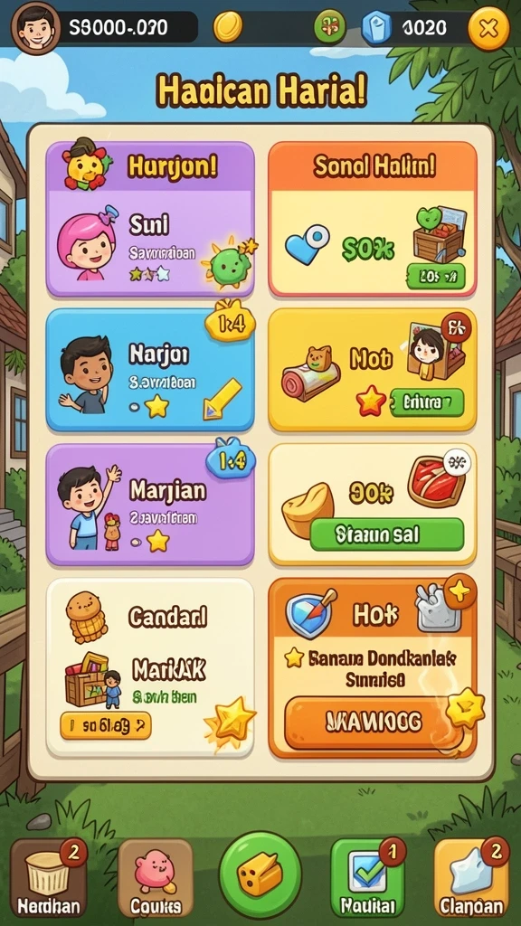 Cuplikan aksi karakter utama saat menjalani misi.