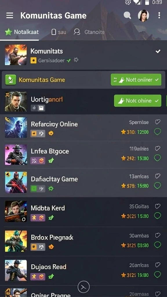 Fitur turnamen yang mengasyikkan dan kompetitif.