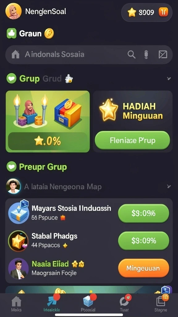 Karakter yang dapat disesuaikan dengan berbagai pilihan.