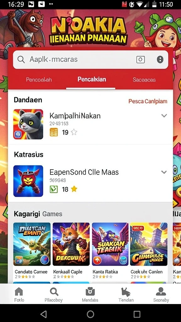 Level yang penuh warna dan membawa petualangan baru.