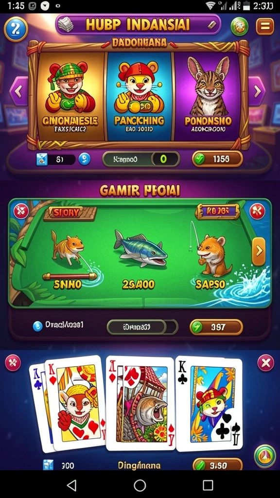 Level permainan yang semakin menantang dan seru.