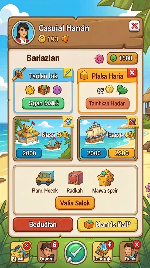 Tampilan antarmuka C8VIP yang sederhana dan intuitif.