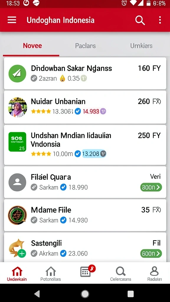 Variasi permainan yang seru dan menantang.
