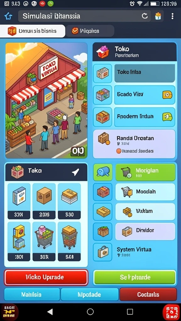 Tangkapan layar menunjukkan karakter utama dalam misi epik.