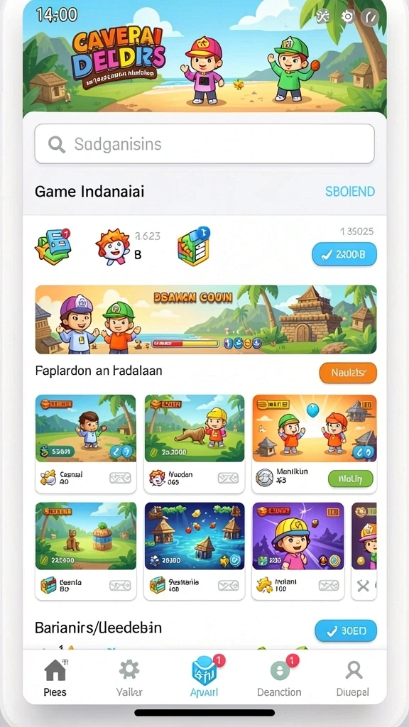 Gameplay yang seru dengan berbagai tantangan menanti.