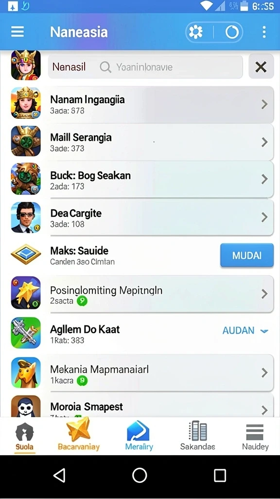 Ilustrasi gameplay yang menampilkan karakter dalam aksi.