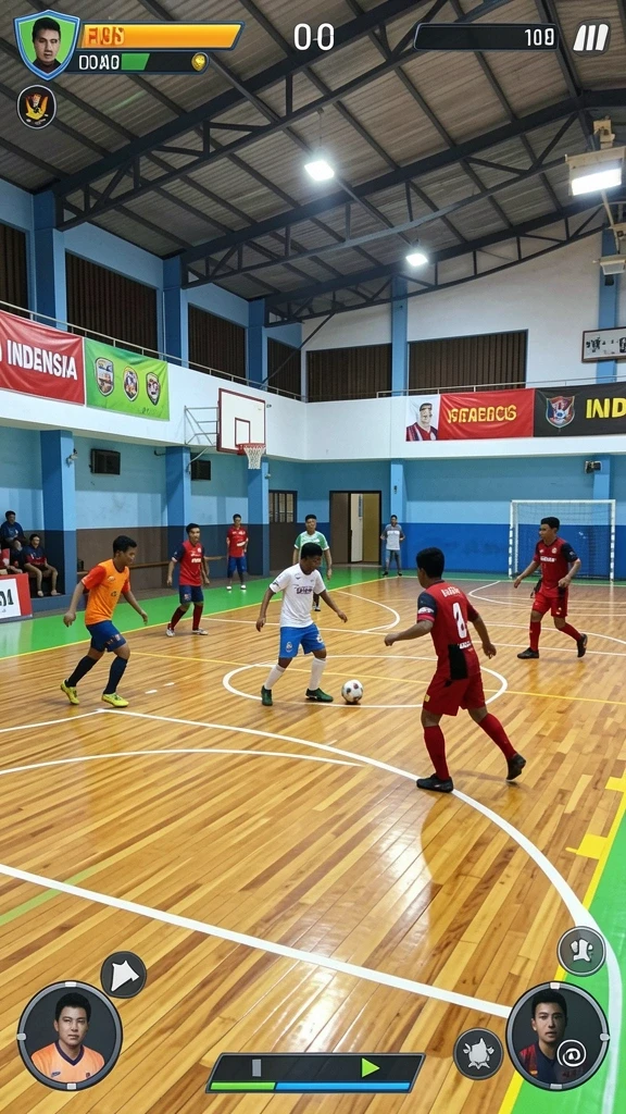 Arena pertarungan yang menegangkan dan strategis.