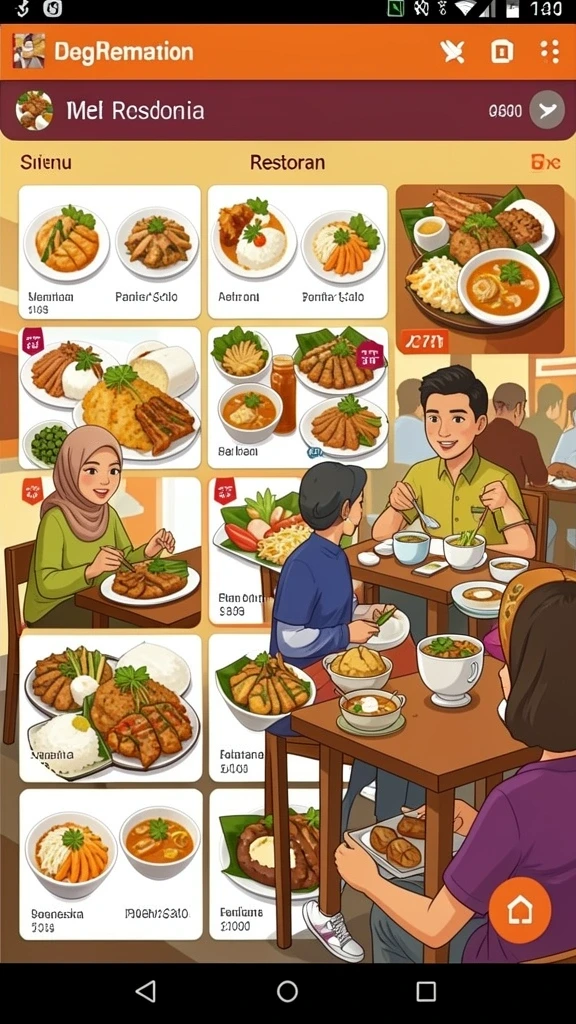 Karakter-karakter unik yang bisa dipilih.