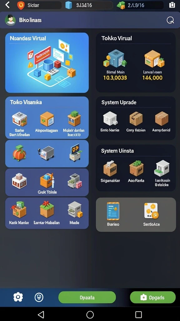 Tampilan antarmuka yang menarik dan modern.