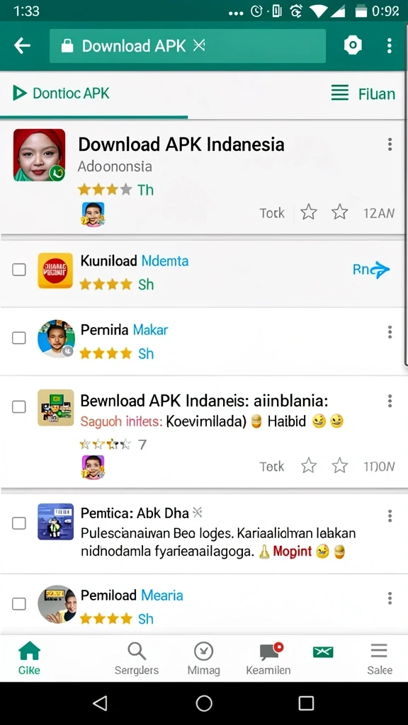 Berbagai tema slot yang tersedia.