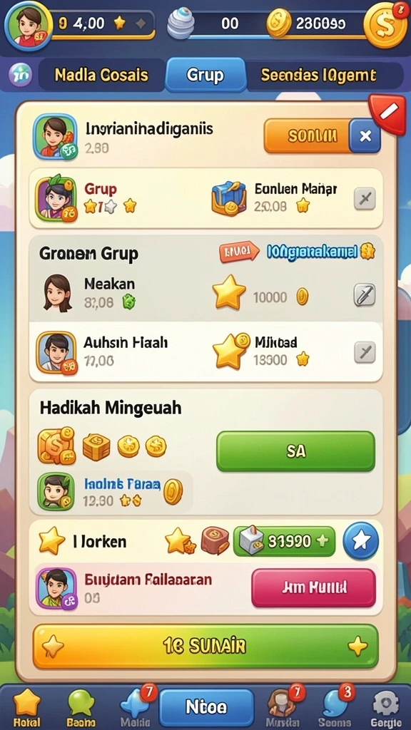 Tampilan grafis JV88 yang memukau dan modern.