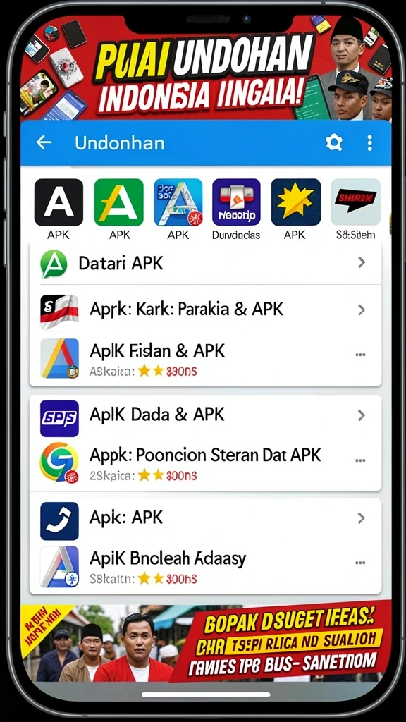 Antarmuka menarik dengan desain simpel.