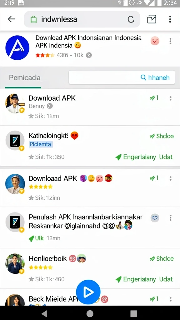 Fitur permainan interaktif yang seru.