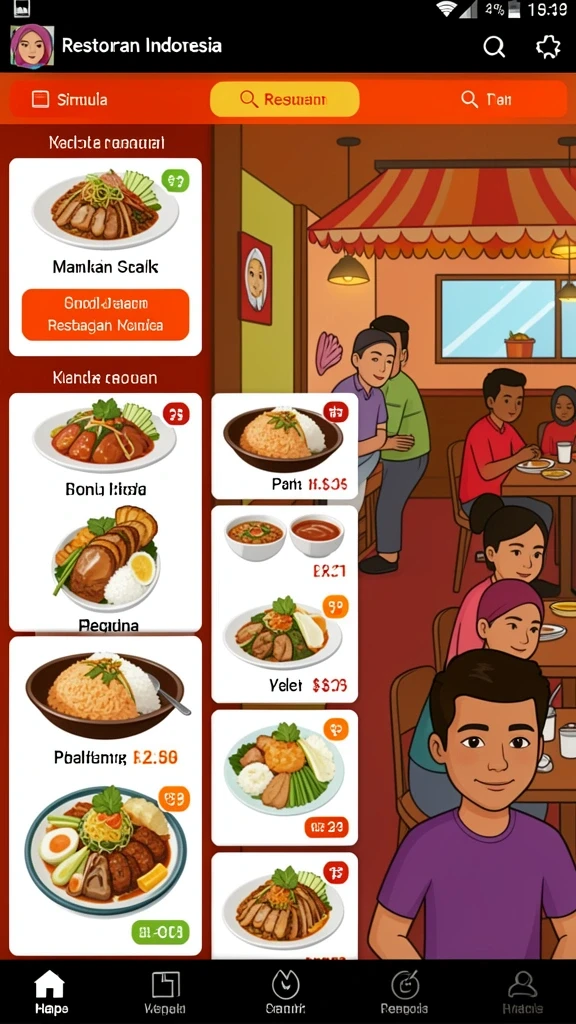 Antarmuka pengguna MEGASLOTO yang menarik dan intuitif.
