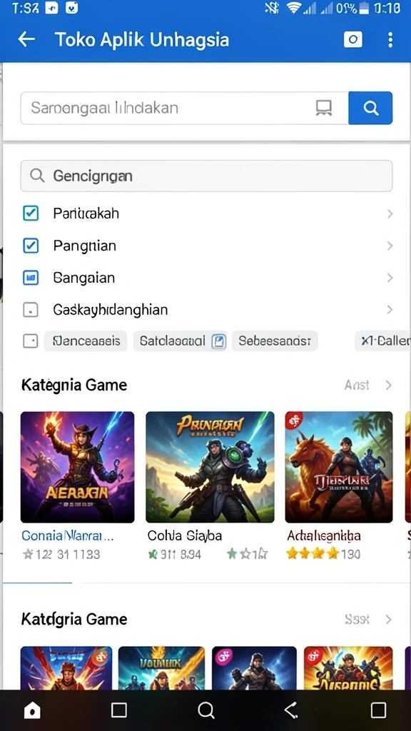 Mode permainan yang menantang dan menghibur.
