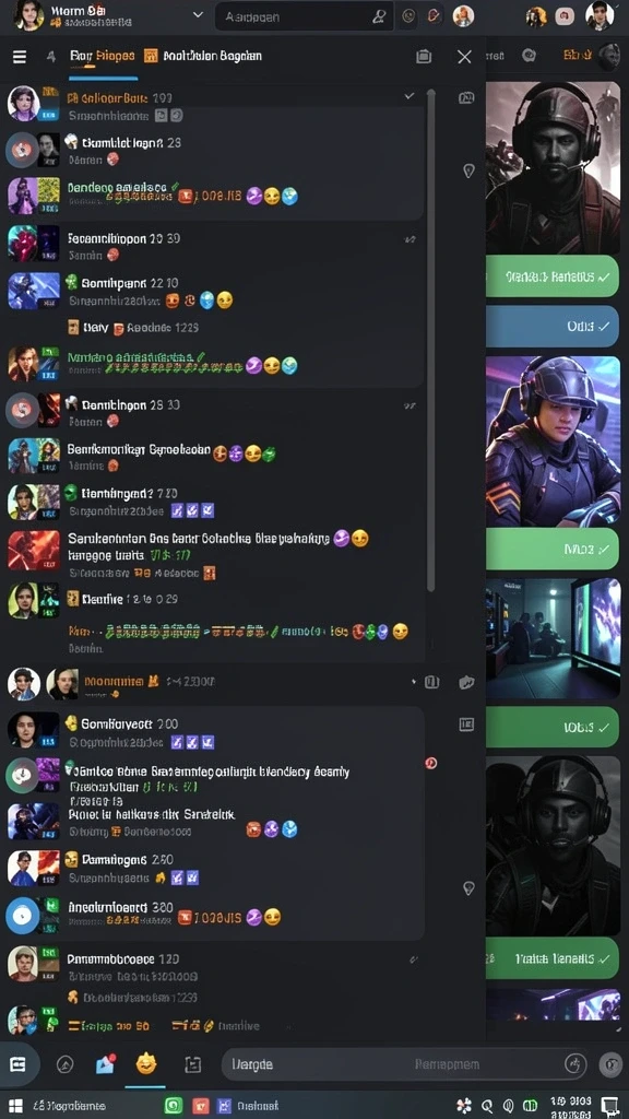Screenshot menunjukkan karakter unik dengan kemampuan spesial.