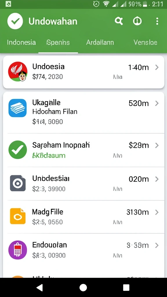 Tampilan antarmuka yang modern dan user-friendly.