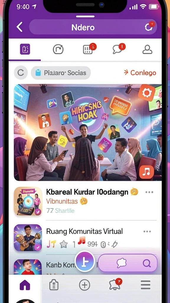 Pengguna dapat berinteraksi dengan pemain lain secara real-time.