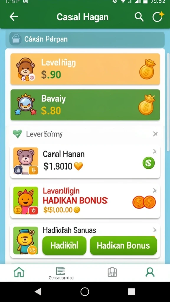 Sistem keamanan yang menjaga data pribadi pemain.