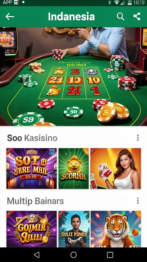 Tampilan awal yang menarik untuk memulai petualangan.