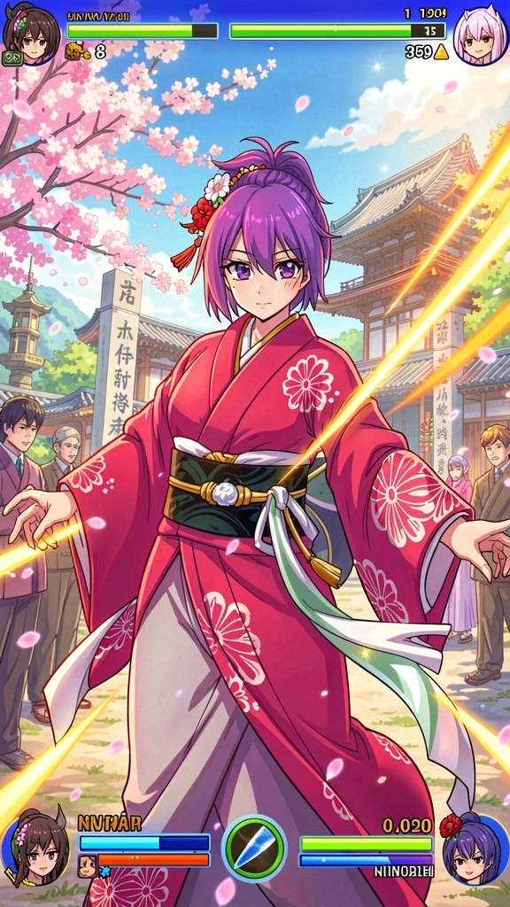 Tangkapan layar menunjukkan fitur multiplayer dengan pemain lain.