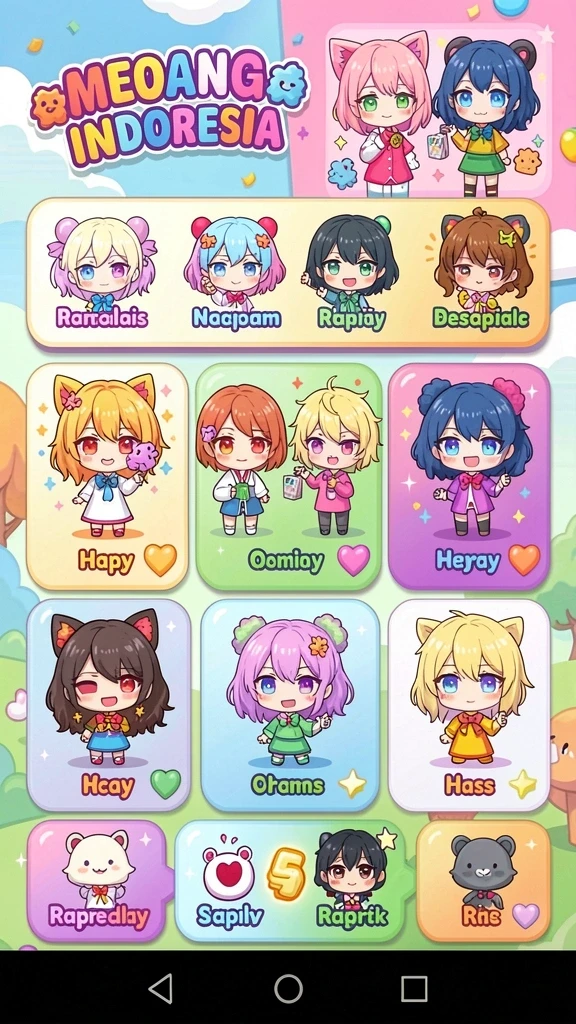 Tangkapan layar menampilkan item eksklusif dalam game.