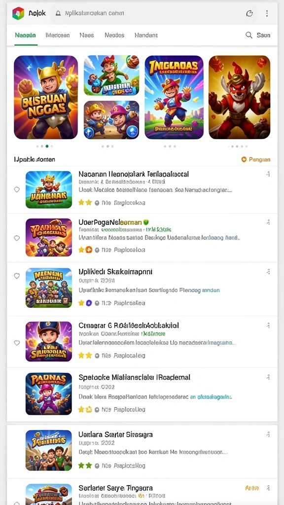 Tantangan menarik di setiap level yang harus diselesaikan.