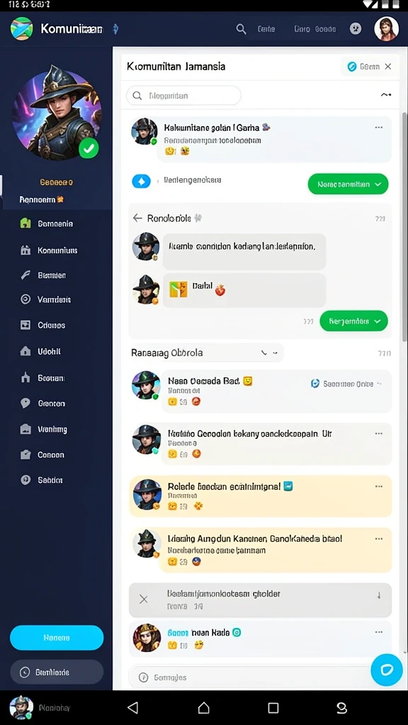 Tampilan karakter ikonik dalam VT38.