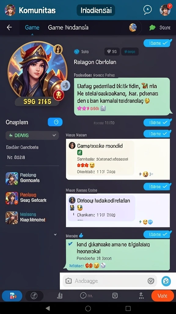 Karakter yang beragam dengan kemampuan unik.