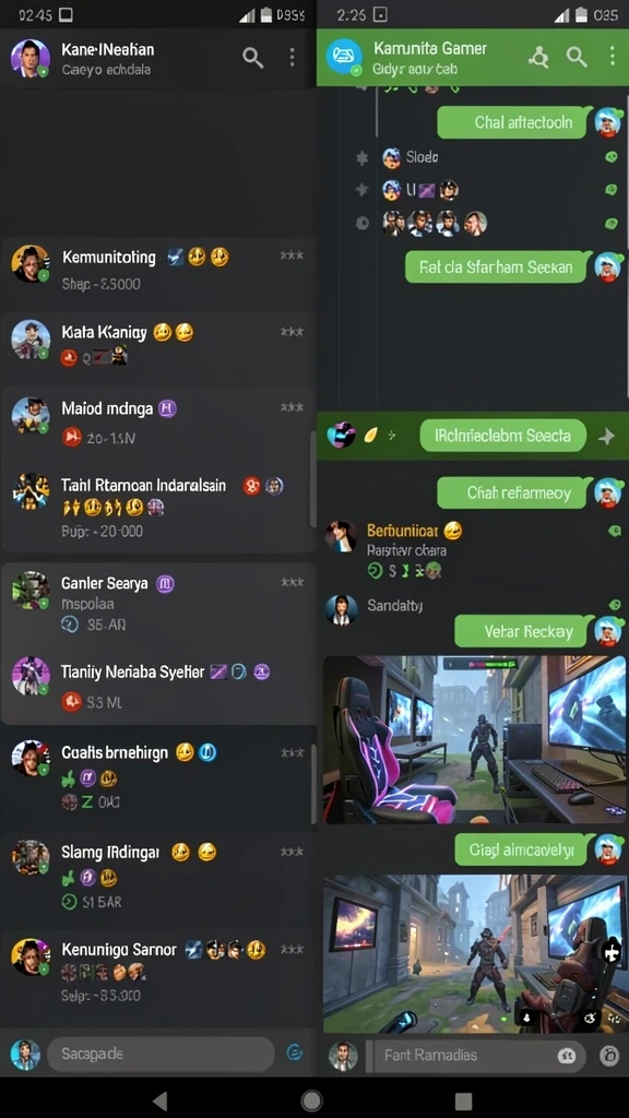 Tangkapan layar dari fitur multiplayer baru.